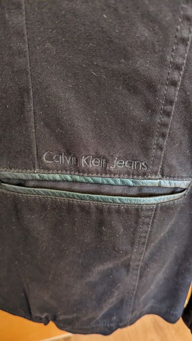 Sacou negru  barbati casual slim Calvin Klein marime S/M