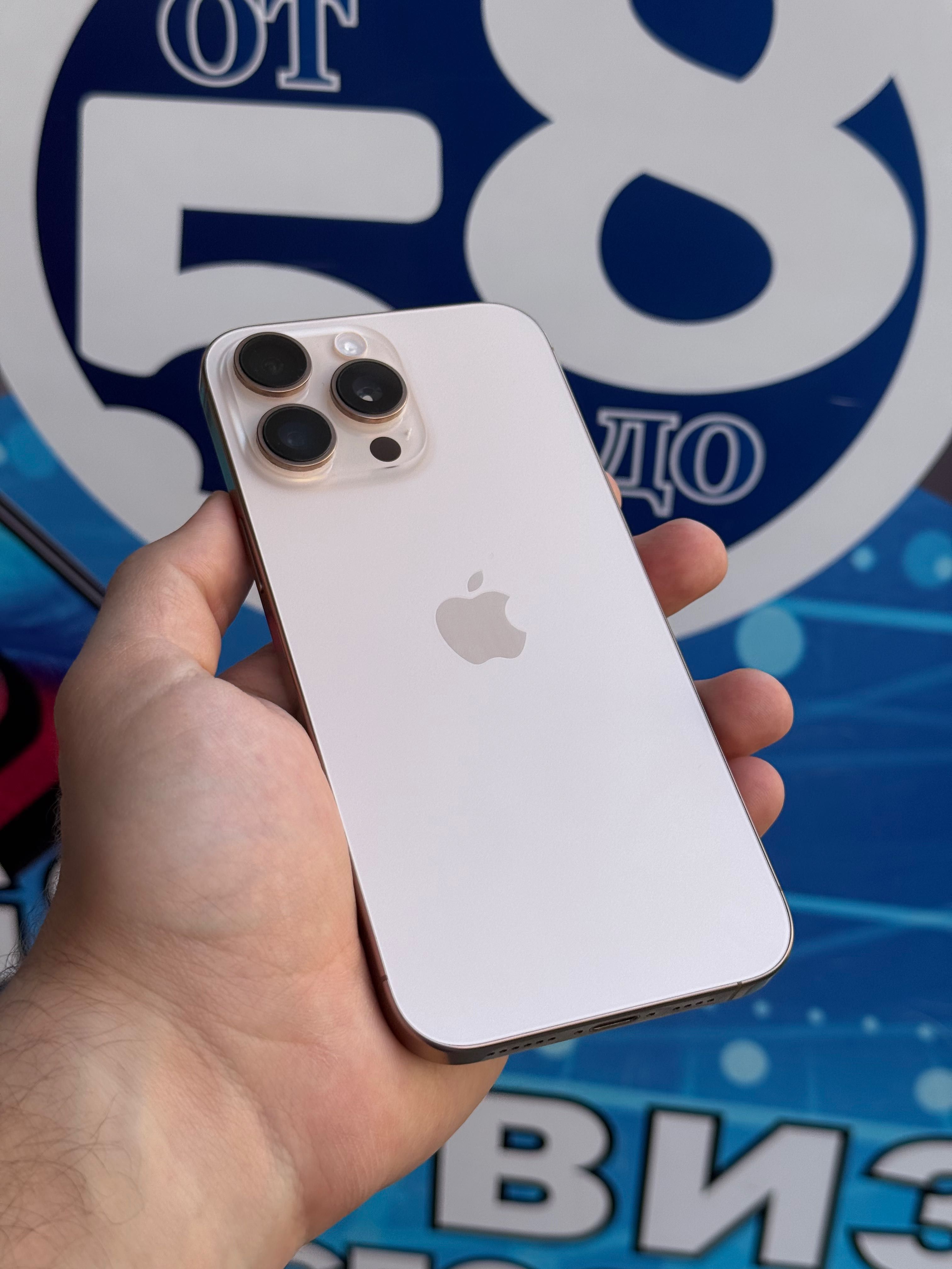 Като нов iPhone 16 Pro Max 512 GB Desert Titanium 99% + гаранция