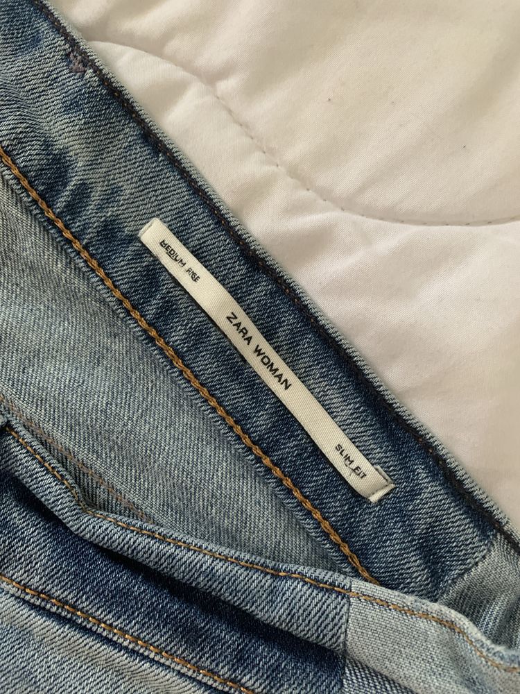 Дамски дънки Zara Slim 28 р-р
