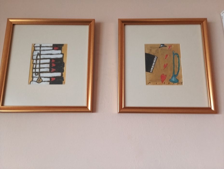 Два картини, акрил