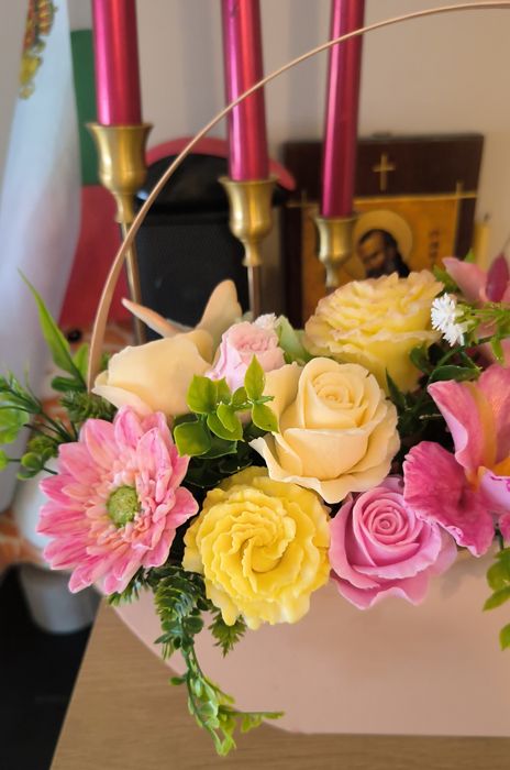 Ароматни сапунени цветя в кутия