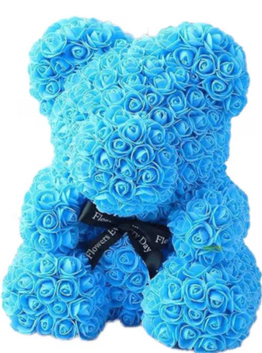 Urs din spuma , cu trandafiri