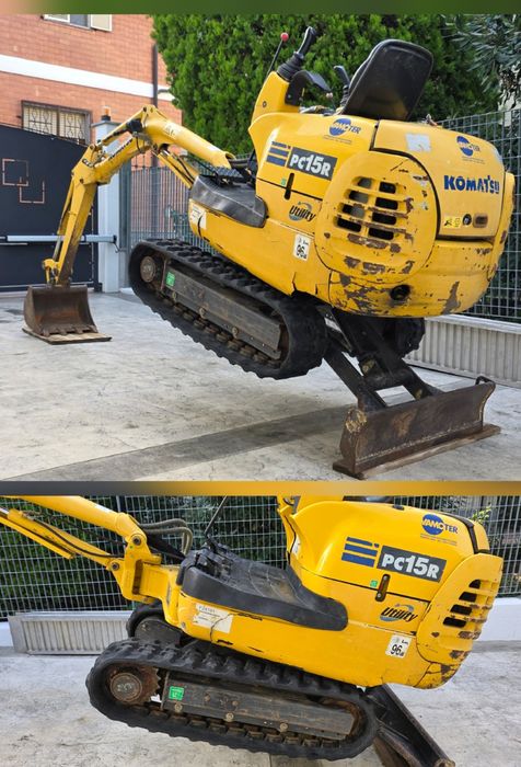 Miniexcavator Komatsu PC 15 mini excavator 1277h ORIGINALE