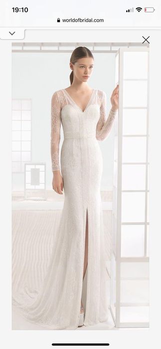 Rochie mireasa rosa clara