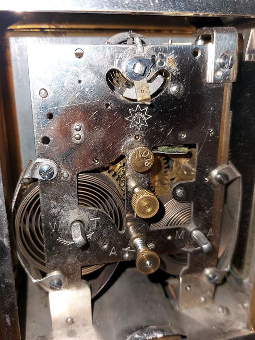 Ceas mecanic rar 1890 muzical Junghans joker,alarm,ofițer,călătorie