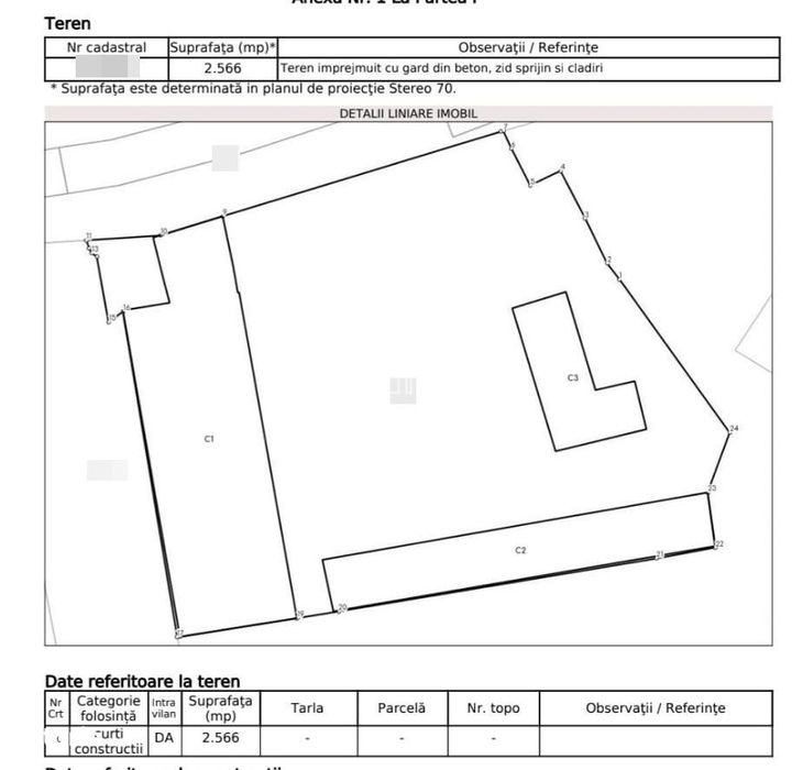 PROIECT IMOBILIAR!!! Teren 2 566 Mp Pretabil Blocuri/ Spital, Centru