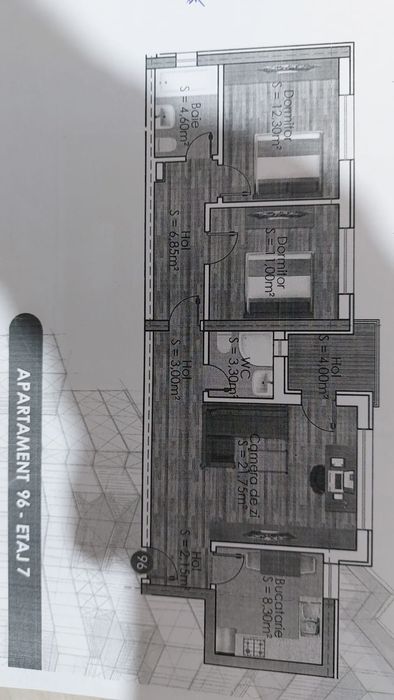 Apartament 3 camere 77m sector 6 bloc 2020