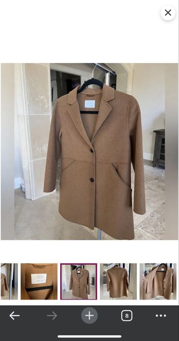 Детско Палто с вълна на Zara