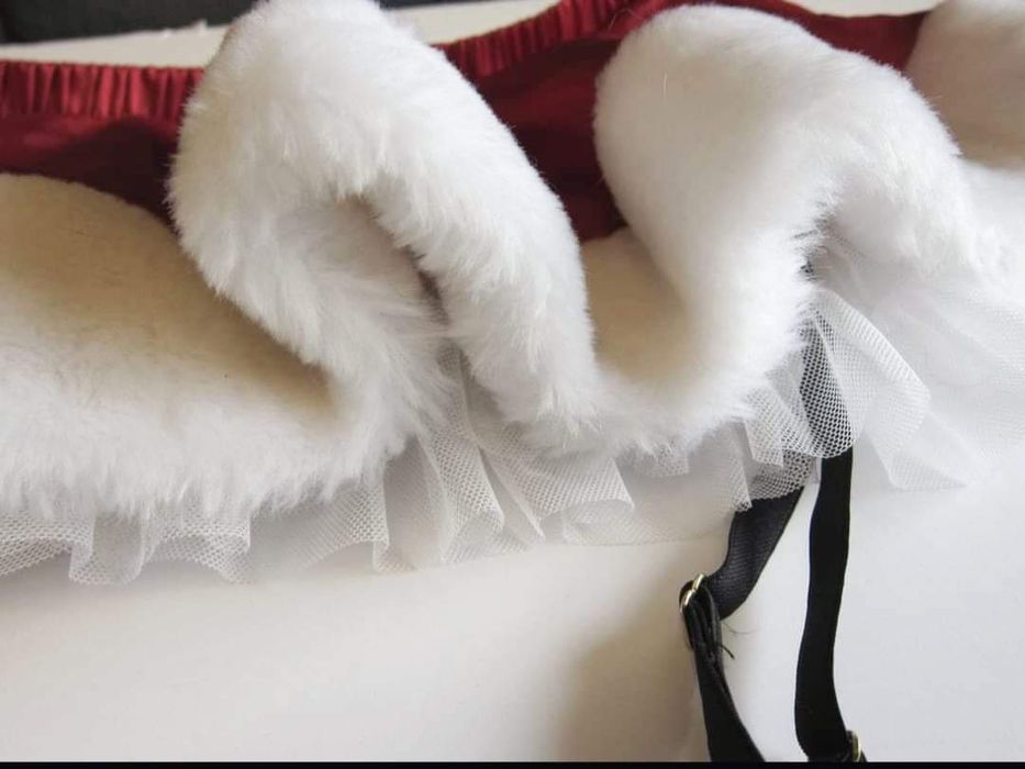 Victoria's Secret lenjerie Craciunita fusta mini -jartelute