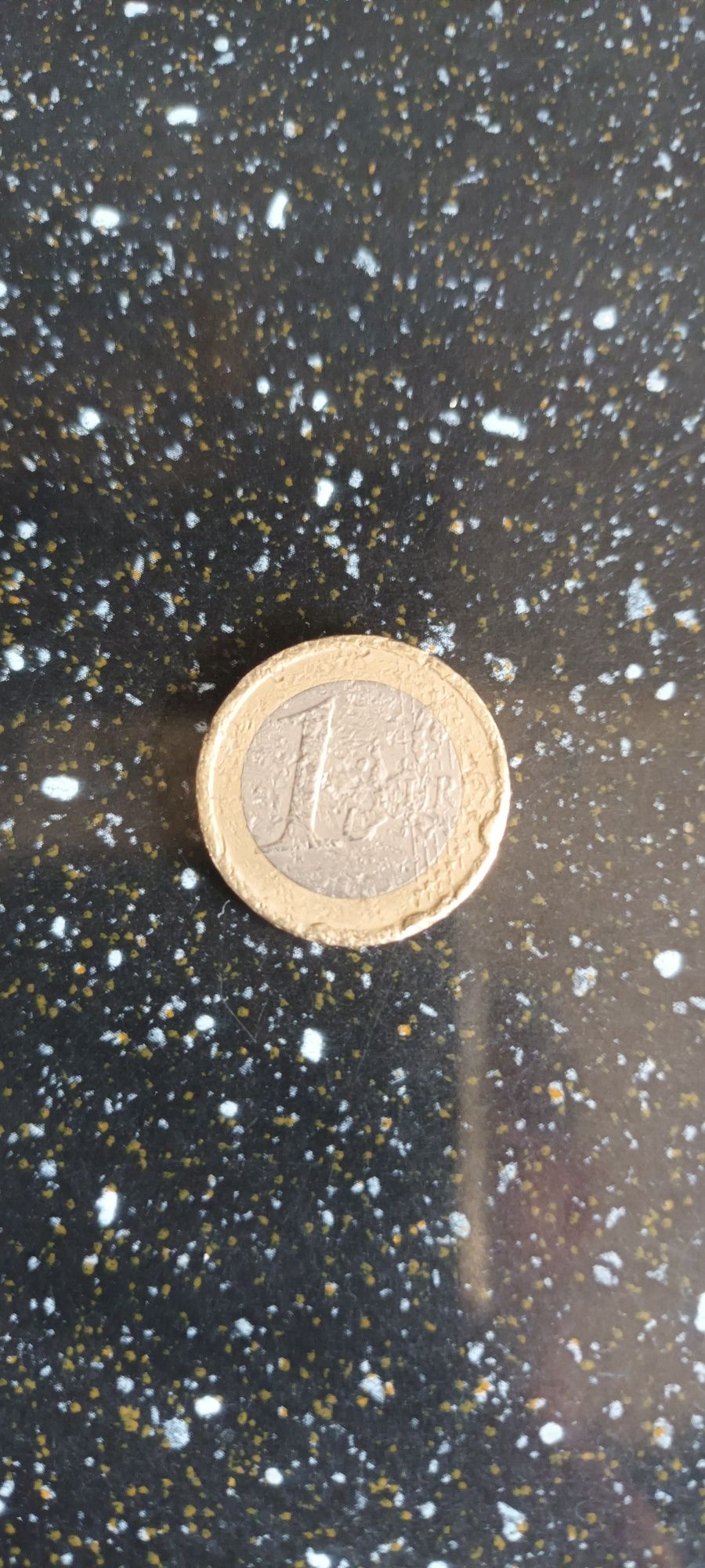 Moneda 1 euro Espana eroare de presare unica