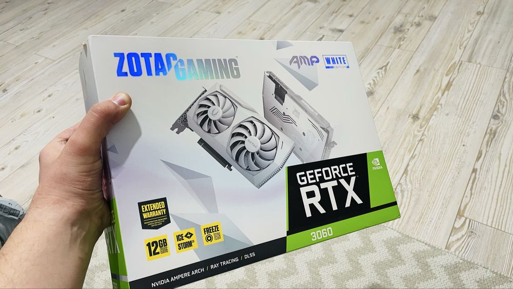 Placa video RTX3060 12Gb Zotac Amp White edition