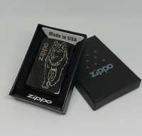 Бензиновая зажигалка Zippo Wolf. Зажигалка на подарок. Lighter зиппо