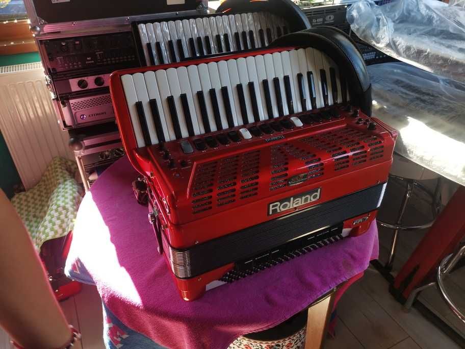 Acordeon Roland Fr7-Red/Pas Facut/Mufa Midi/Baterie Originala Noua