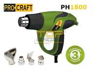 Пистолет за горещ въздух PROCRAFT PH1800, 1800W, 400/600 °C