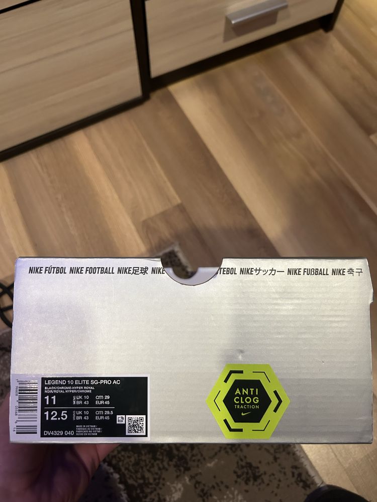 Калеври Nike tiempo legend 10 elite anti clog 45 номер