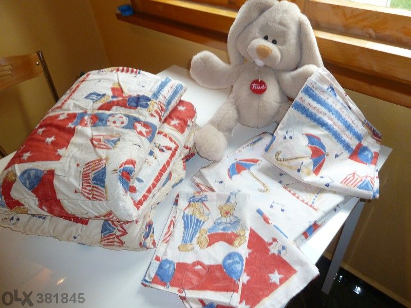 Детски спален комплект с олекотена завивка и 2бр.калъфки