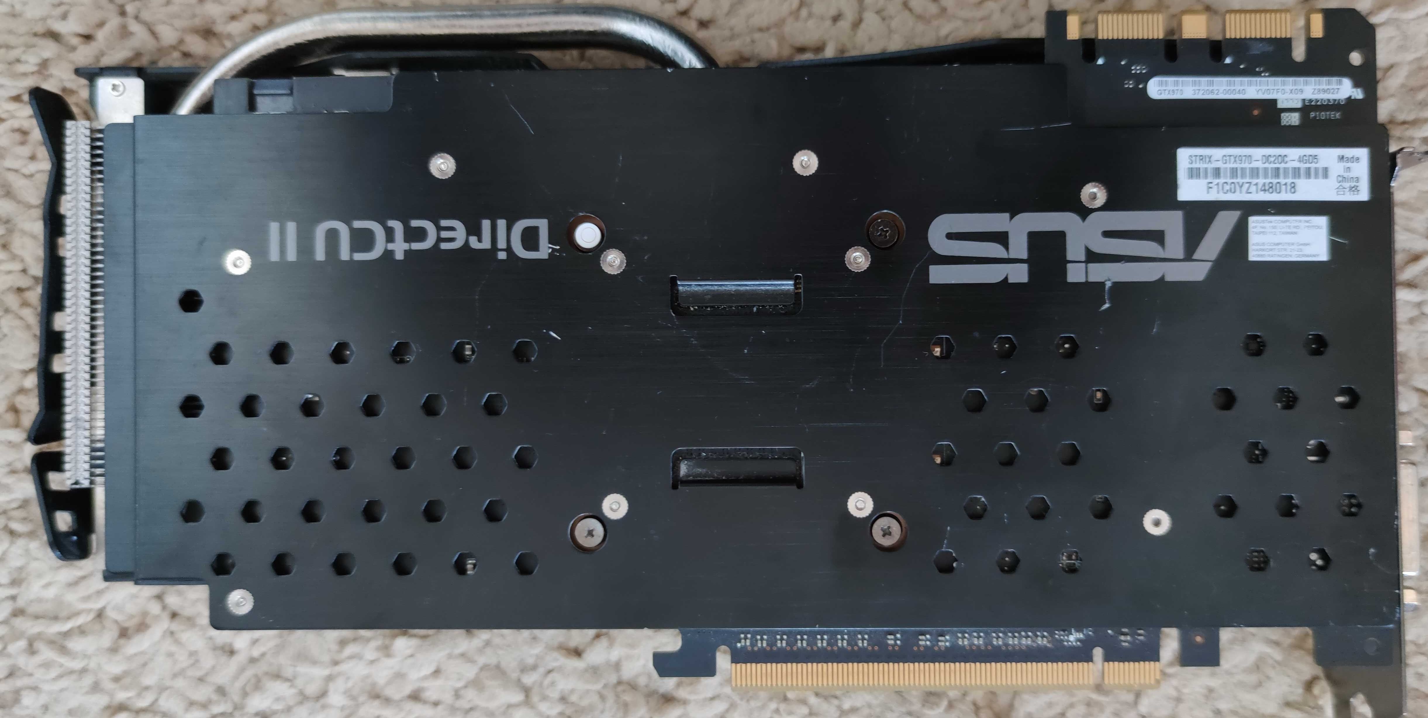 Placa Video Gaming Asus Strix Nvidia GTX 970 4Gb 256 bit