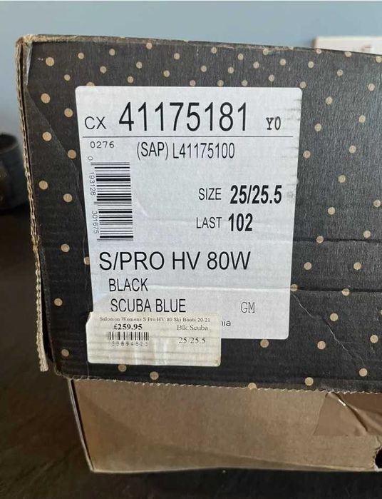 Ски обувки Salomon S Pro HV R80W размер 25