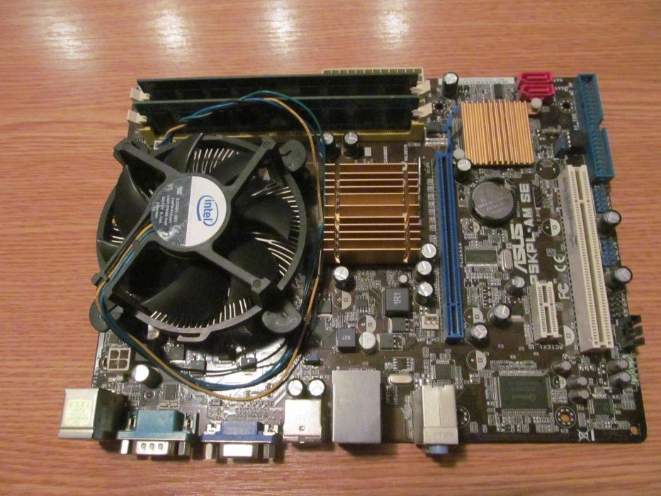 placa de baza asus cu procesor dual core 2,6ghz/3gb