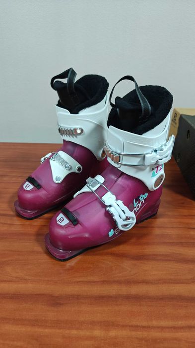 Лыжные детские ботинки Salomon T2 RT Girly, 34-35 размер