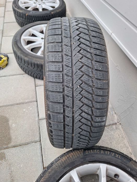 Джанти за Мерцедес r17 5x112 със зимни гуми 215/50 r17 Спешно!!!