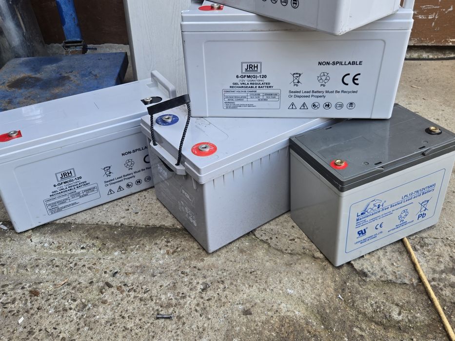 Bateria AGM 12V 105Ah  rulota panouri solare barca UPS