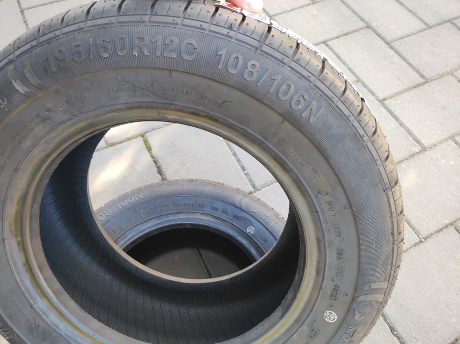 Set 2 anvelope 195.60.R12C Noi, trailer, remorca