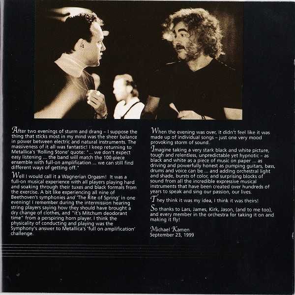 2xCD Metallica - S&M 1999