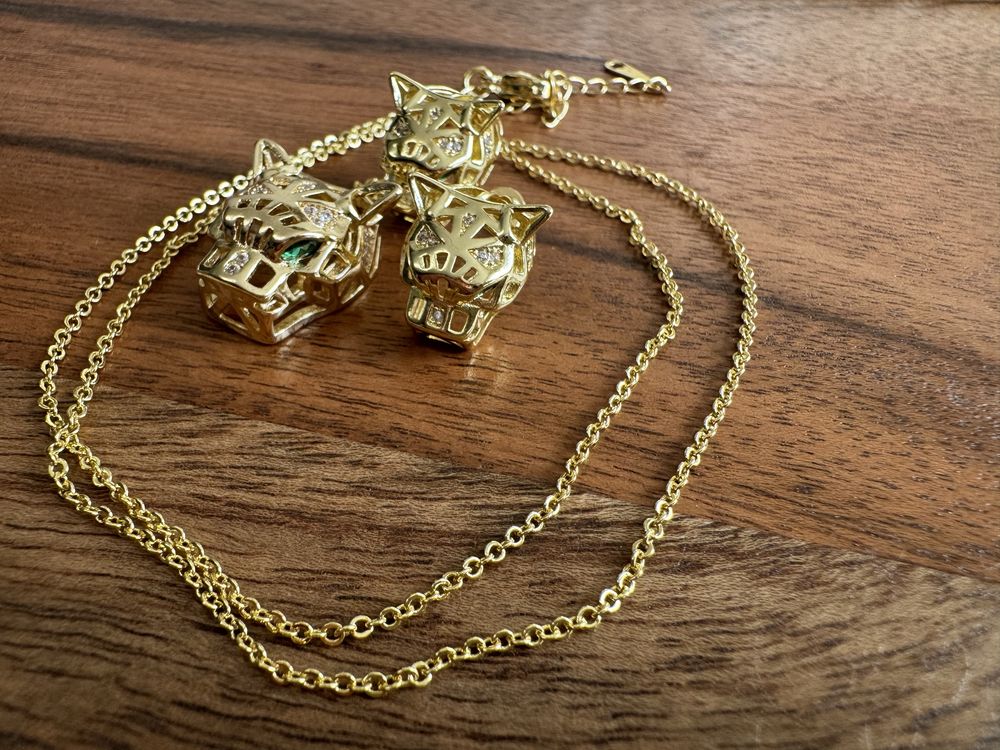 Set bijuterii placate cu aur de 18k