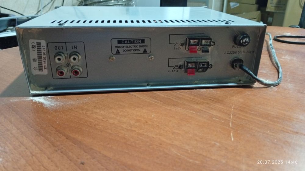 Музыкальный усилитель, динамики