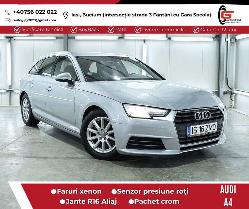 AUDI A4 AVANT B8 Fab09.2016 Înmatriculat RO Diesel 150CP Automat Piele