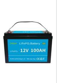 Baterie,acumulator 12v,100A, lifepo4 pt aplicații solare,rulota,camper