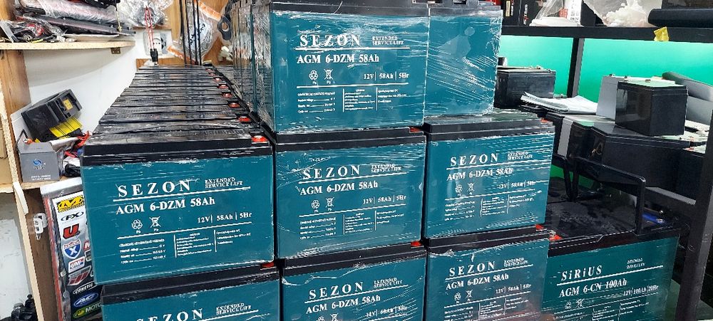 АГМ АКУМУЛЯТОР от 20Ah до 200Ah
