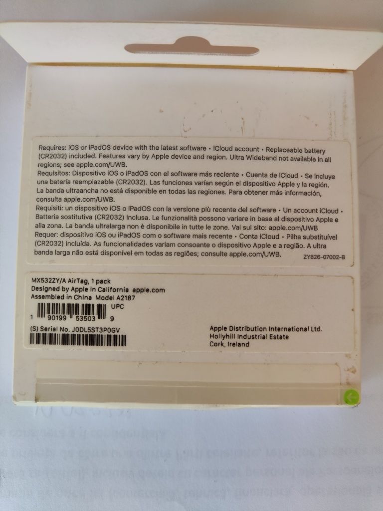 AirTag APPLE MX532ZY/A,nou