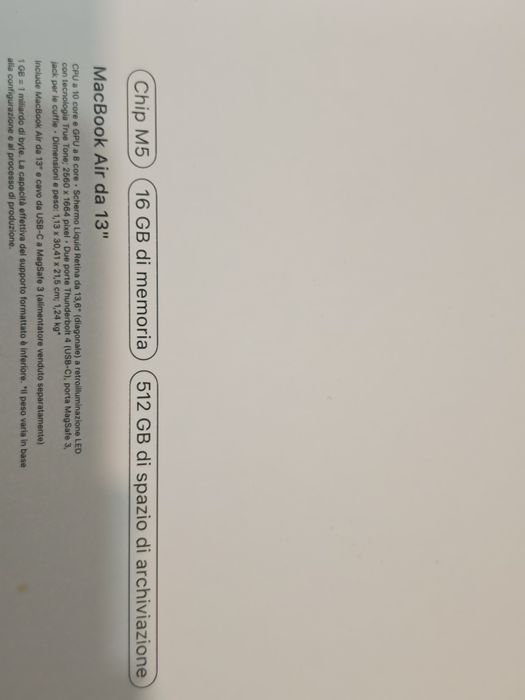 Macbook Air M5 13" 16 GB RAM 512 GB Гаранция — миниатюра 3