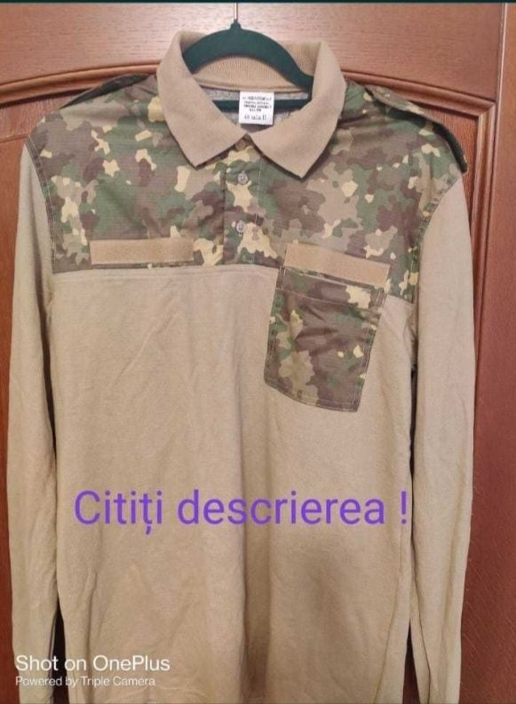 Bluza combat/tricou combat/bocanci piele întoarsă