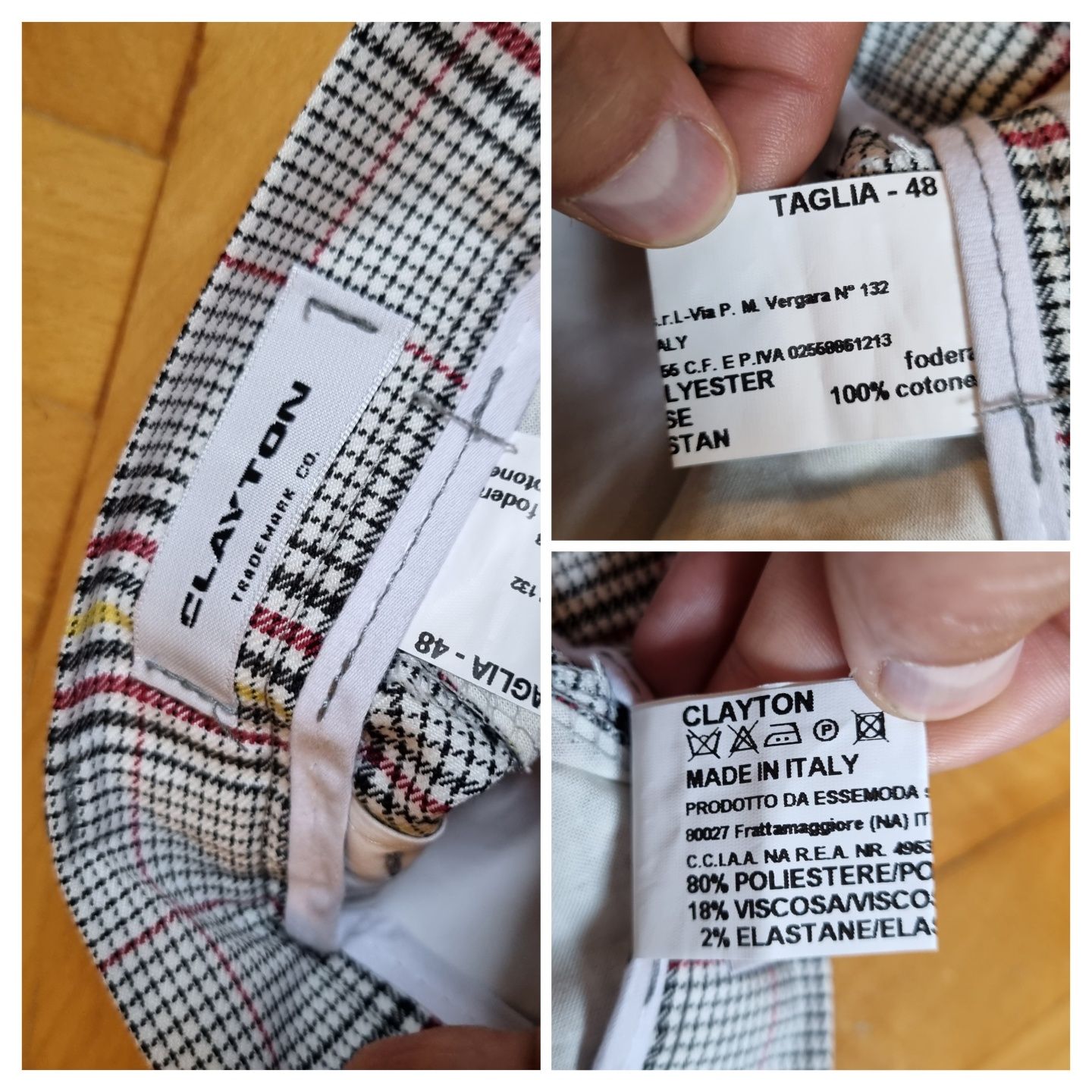 Pantaloni scurti Clayton barbati, Made in Italy - 48