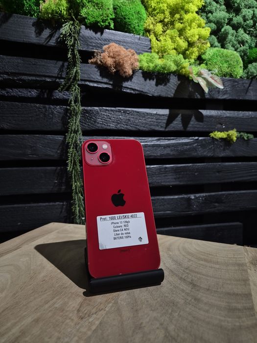 iPhone 13 128gb Red Neverlocked Bat 100%/Fact+Garantie