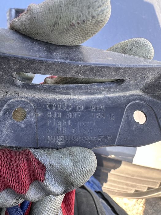 Държачи за предна броня ауди тт / audi TT 8j