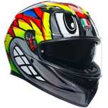 Casca Moto Full-Face AGV K3 E2206 BIRDY 2.0 GREY / YELLOW / RED