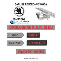 Carlige remorcare Skoda Livrare Rapida