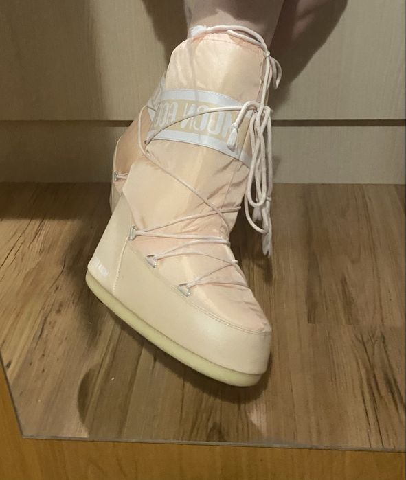 Ботуши Moon Boot Icon Nylon Bisque