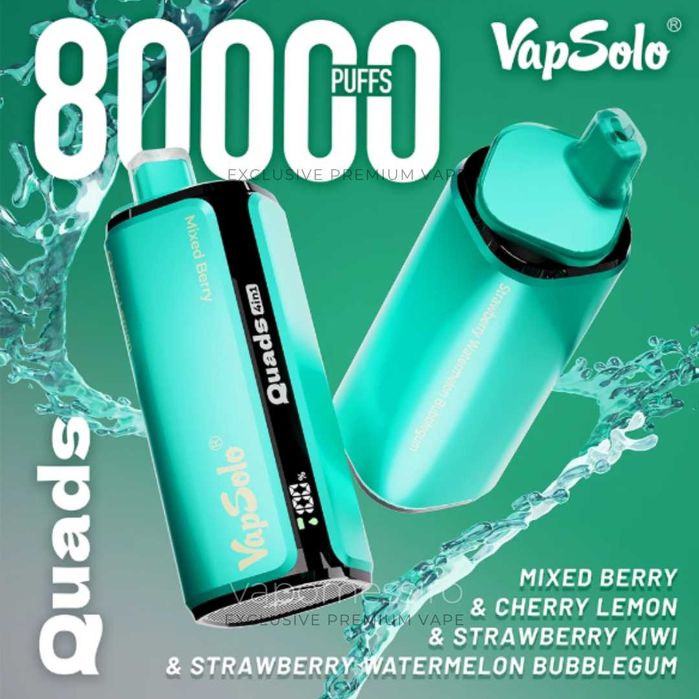 Noul Vape Vapsolo 80.000 puffuri 4in1 arome!