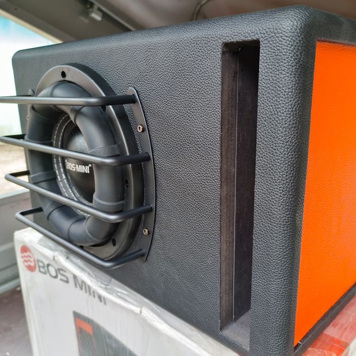 Сабвуфер BOS MINI X808, размер коропки 47*34*33 см