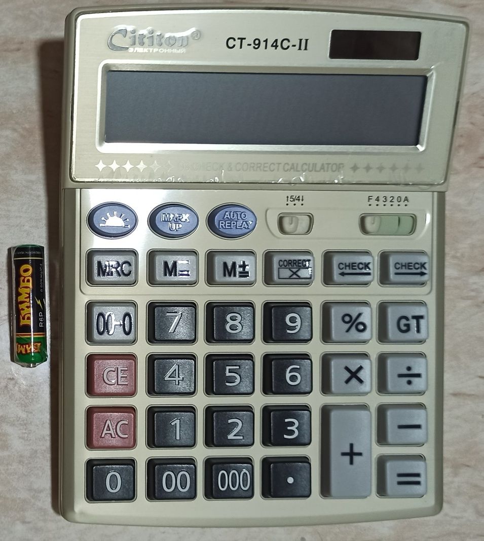 Продаю калькулятор "Cititon" CT-914C