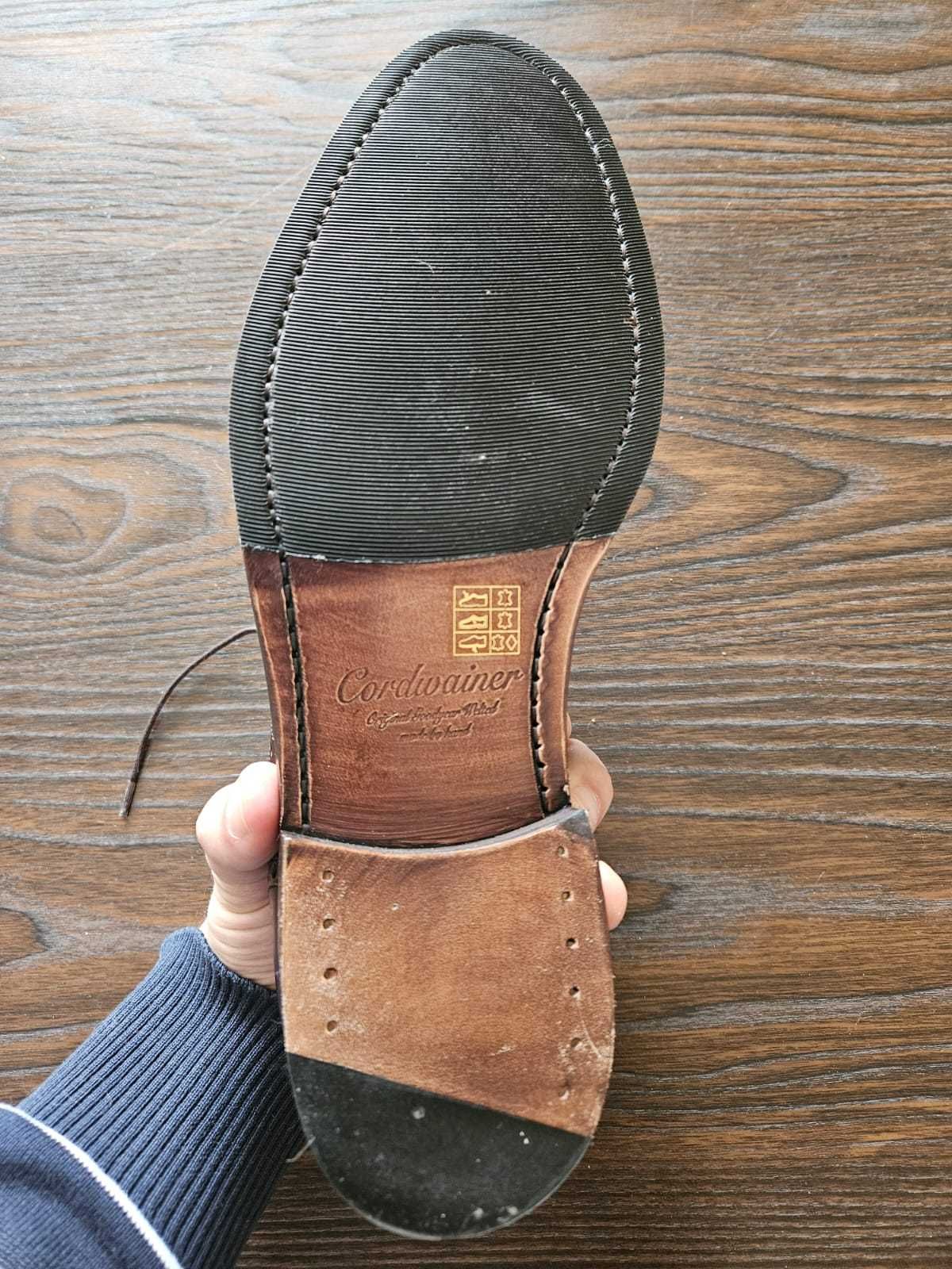 Оксфорды-броги Cordwainer Limoges 43р. (Goodyear welted, Испания)