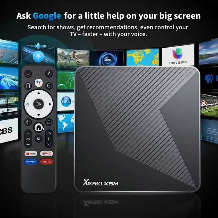 Tvbox Android X88PRO X5M New2025 Скорость быстродействия летает s905x5
