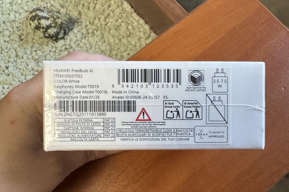 Слушалки Huawei FreeBuds 6i