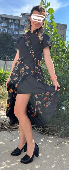 Rochita unicat Amaryllis creatoare Cristina Cernei