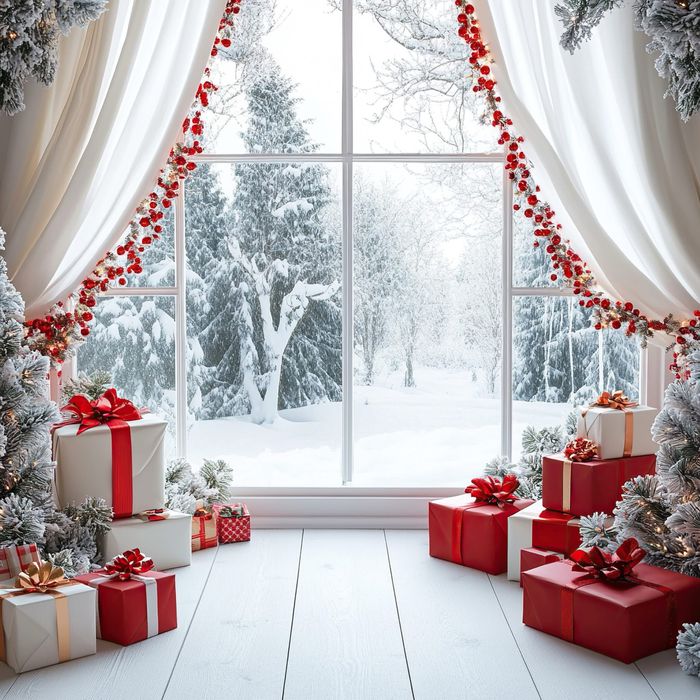 Бърз изработка! Коледни Фонове за домашна фотосесия или фотостудио